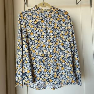 Croft & Barrow Floral Button Down Blouse